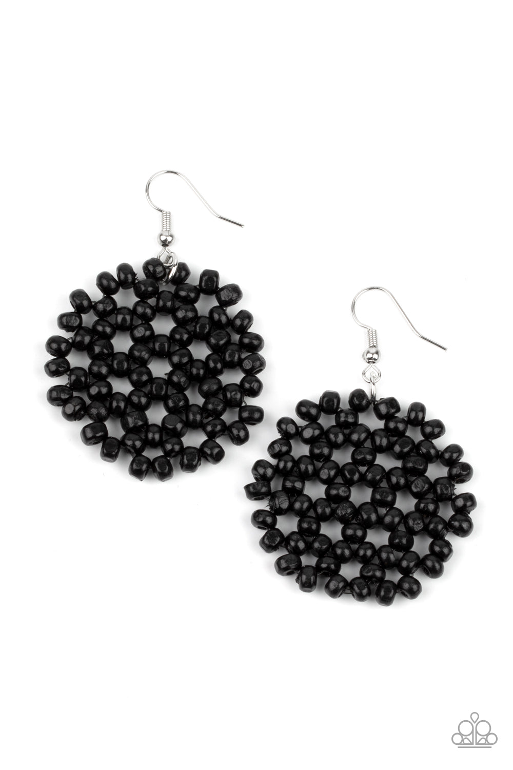 Paparazzi - Summer Escapade - Black Earrings