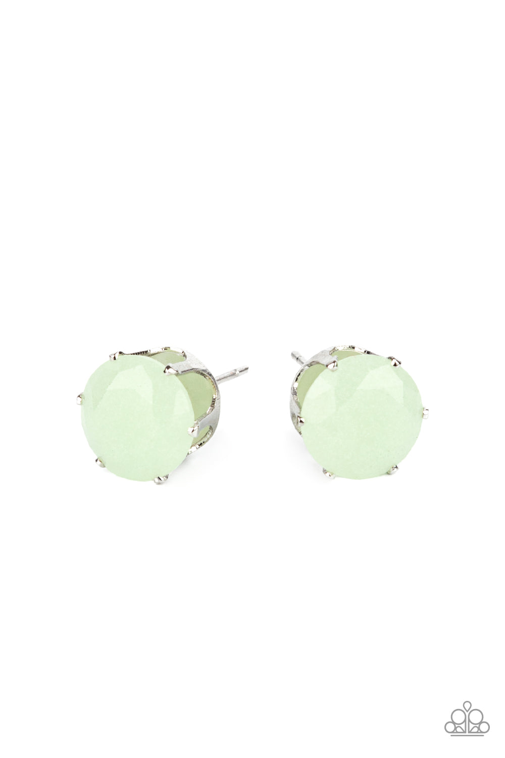 Paparazzi - Simply Serendipity - Green Post Earrings
