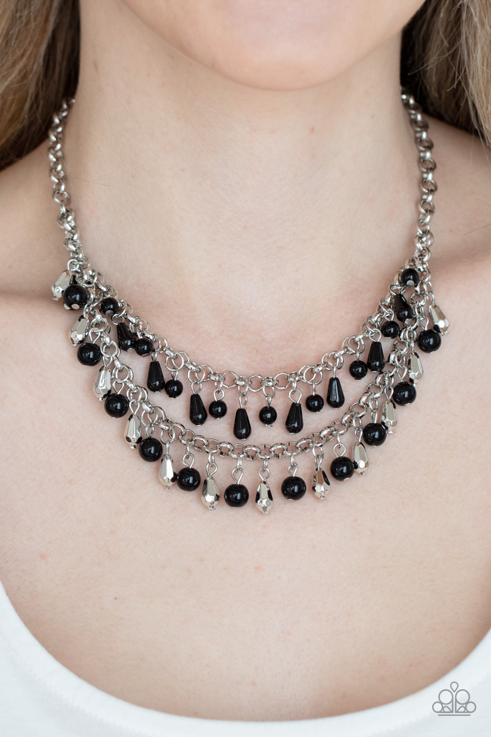 Paparazzi - Big Money - Black Necklace