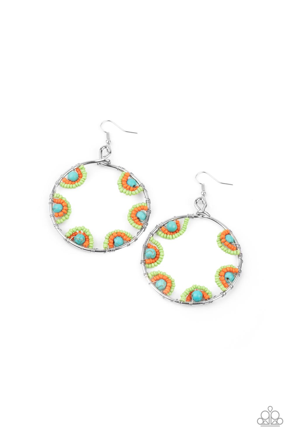 Paparazzi - Off The Rim - Multi Earrings