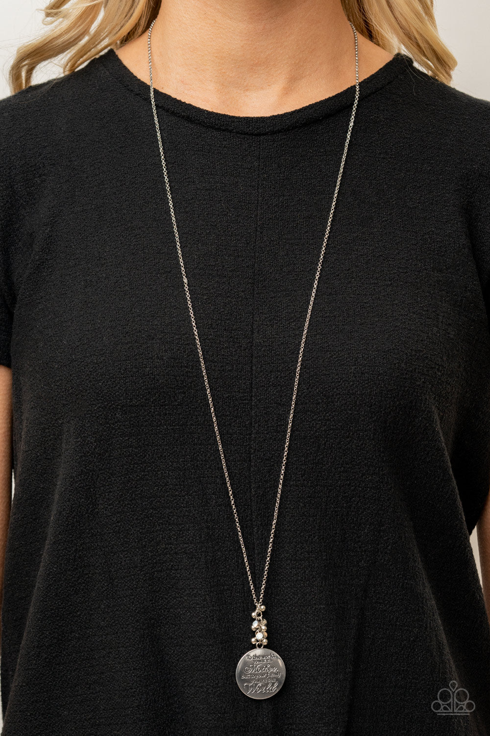Paparazzi - Maternal Blessings - White Necklace