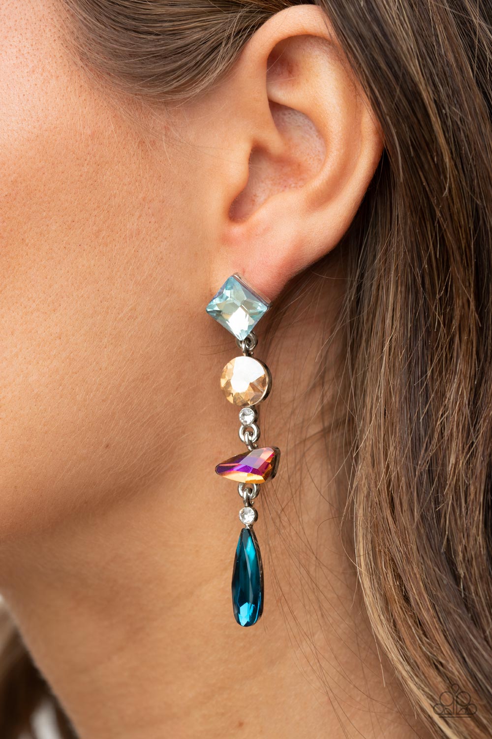 Paparazzi - Rock Candy Elegance - Multi Earrings