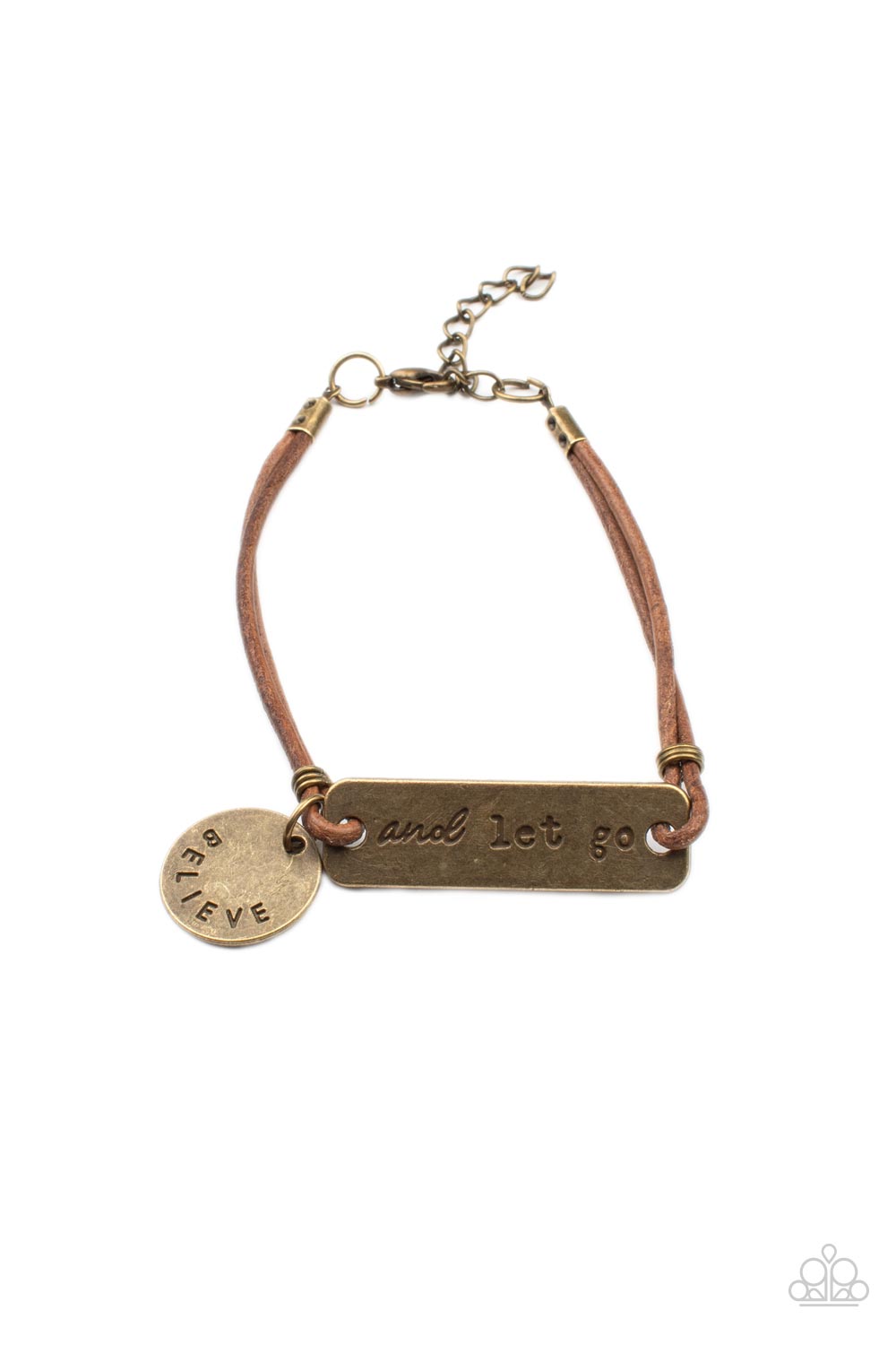 Paparazzi- Believe and Let Go - Brass Urban Bracelet