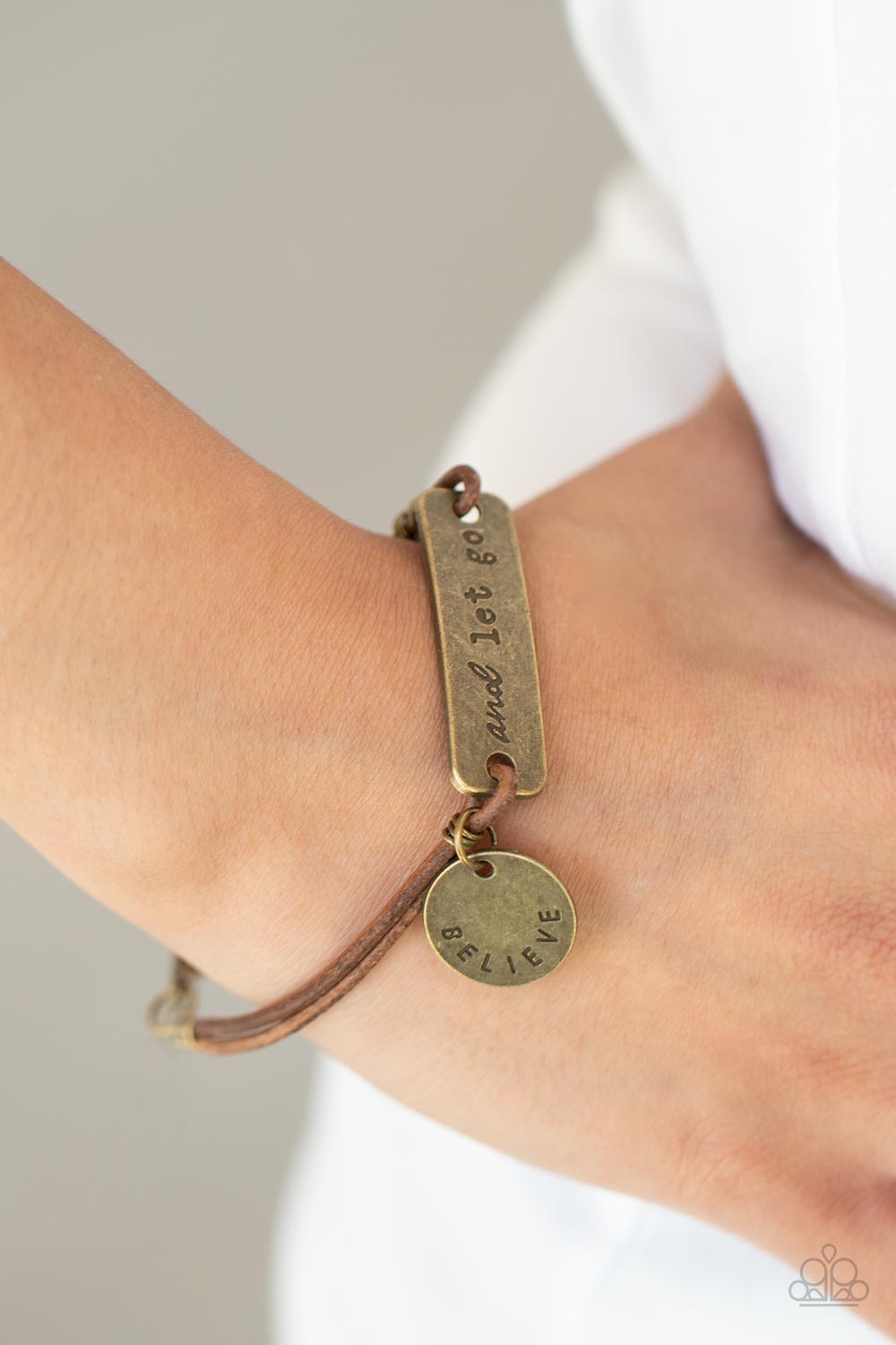 Paparazzi- Believe and Let Go - Brass Urban Bracelet