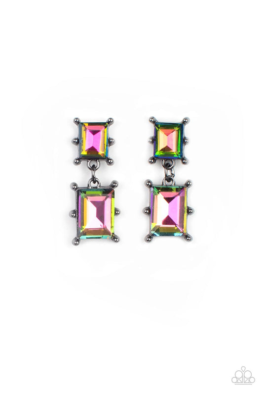 Paparazzi - Cosmic Queen - Multi Post Earrings