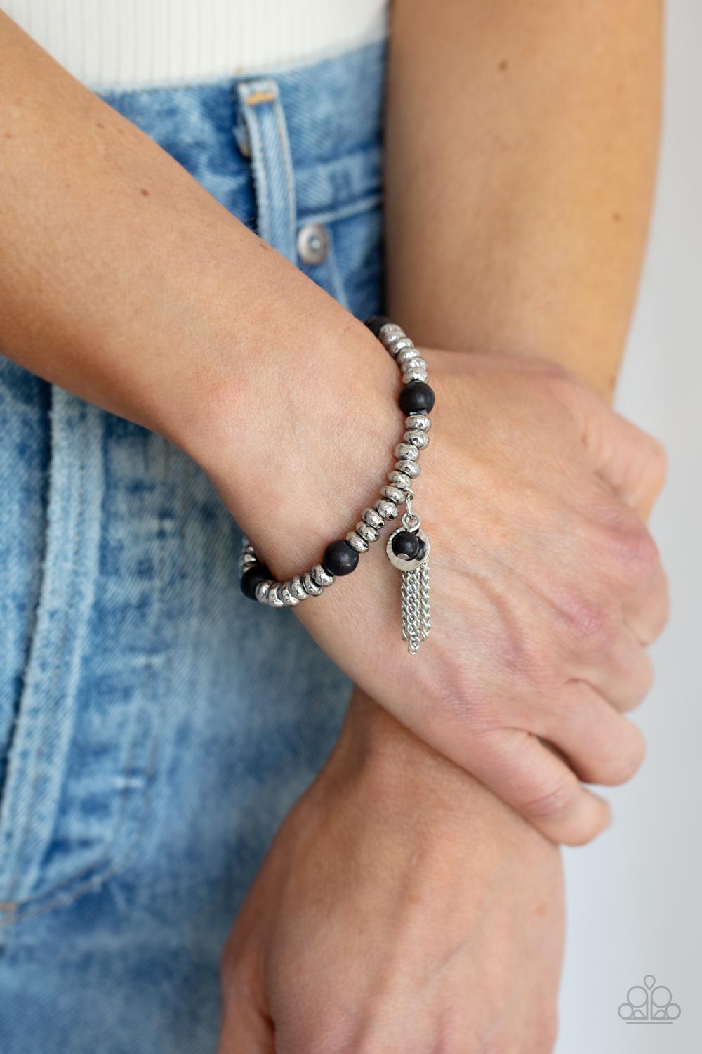 Paparazzi - Whimsically Wanderlust - Black Bracelet
