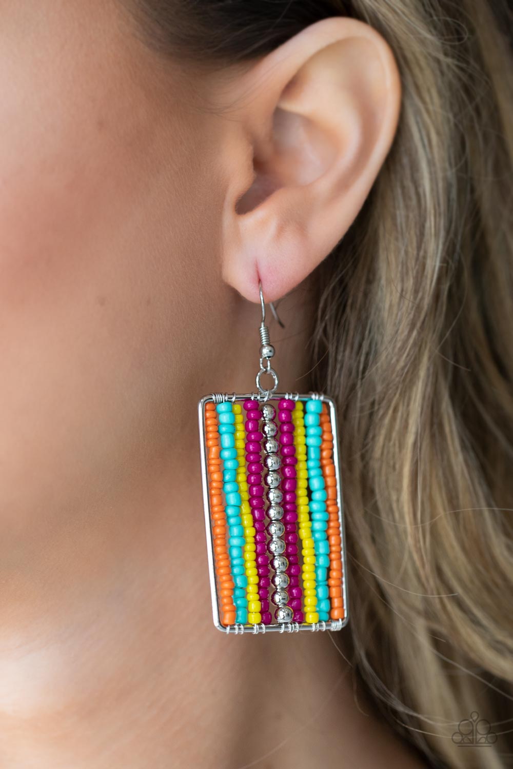 Paparazzi - Beadwork Wonder - Multi Earr