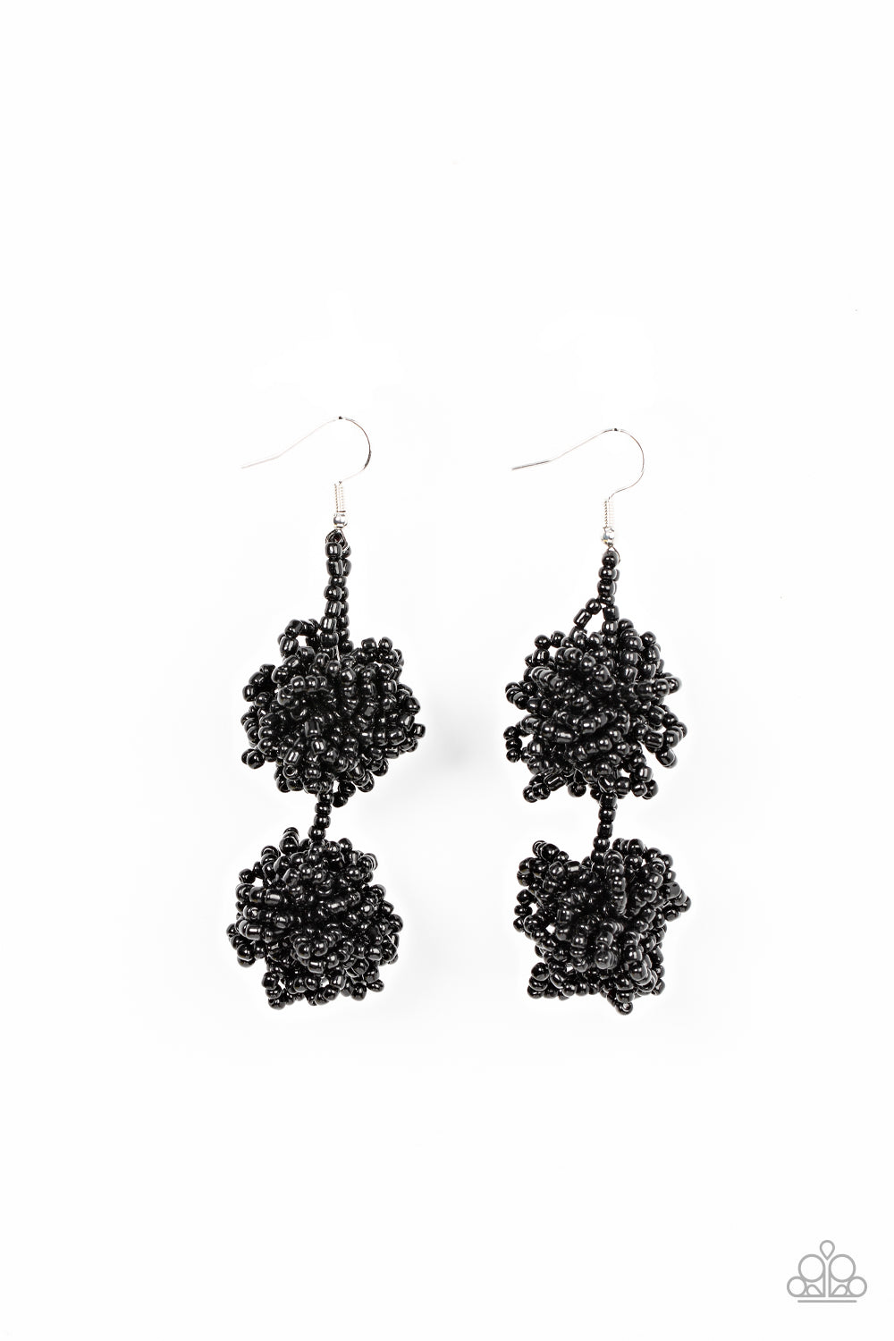 Paparazzi - Celestial Collision - Black Earrings
