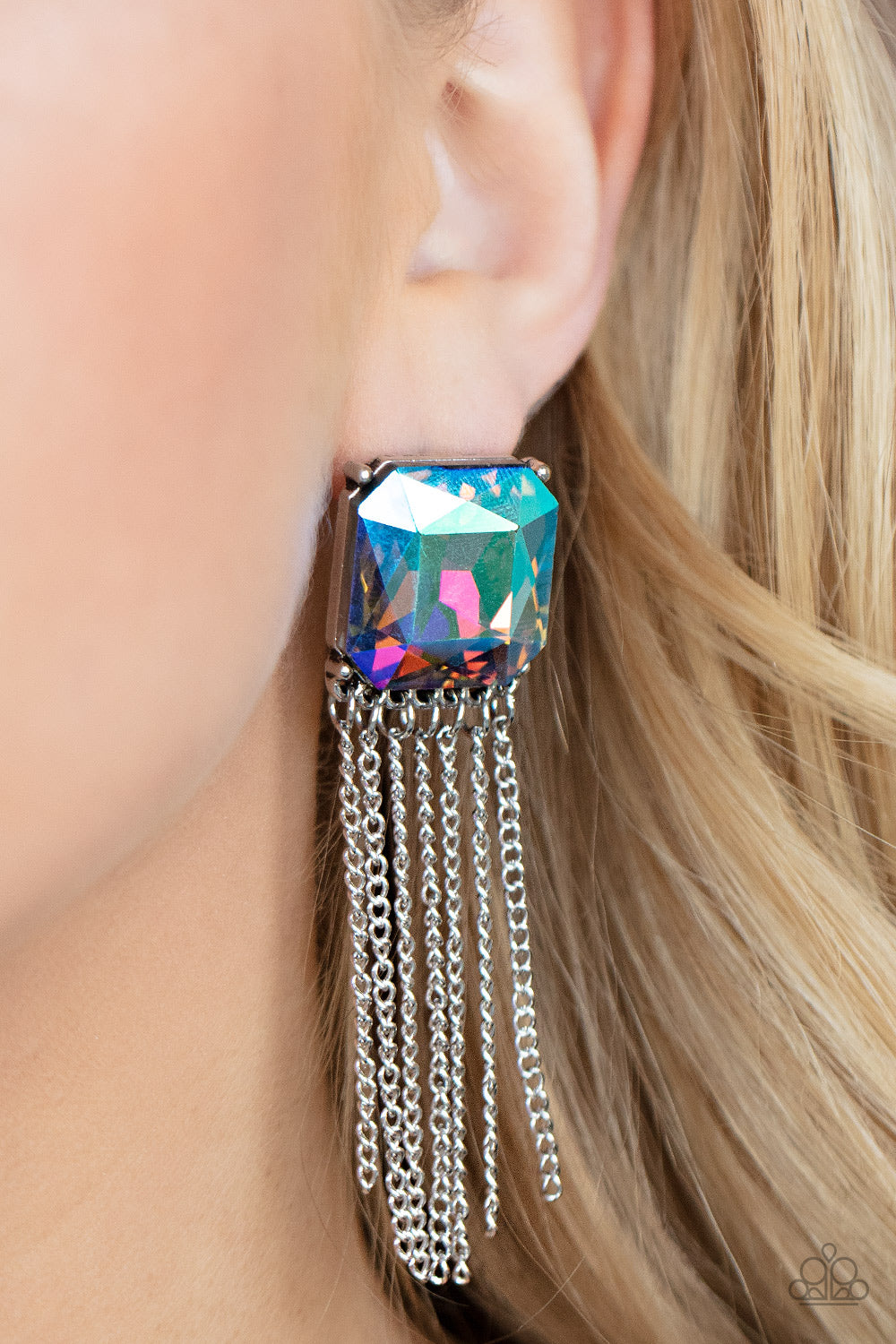 Paparazzi - Supernova Novelty - Multi Earrings
