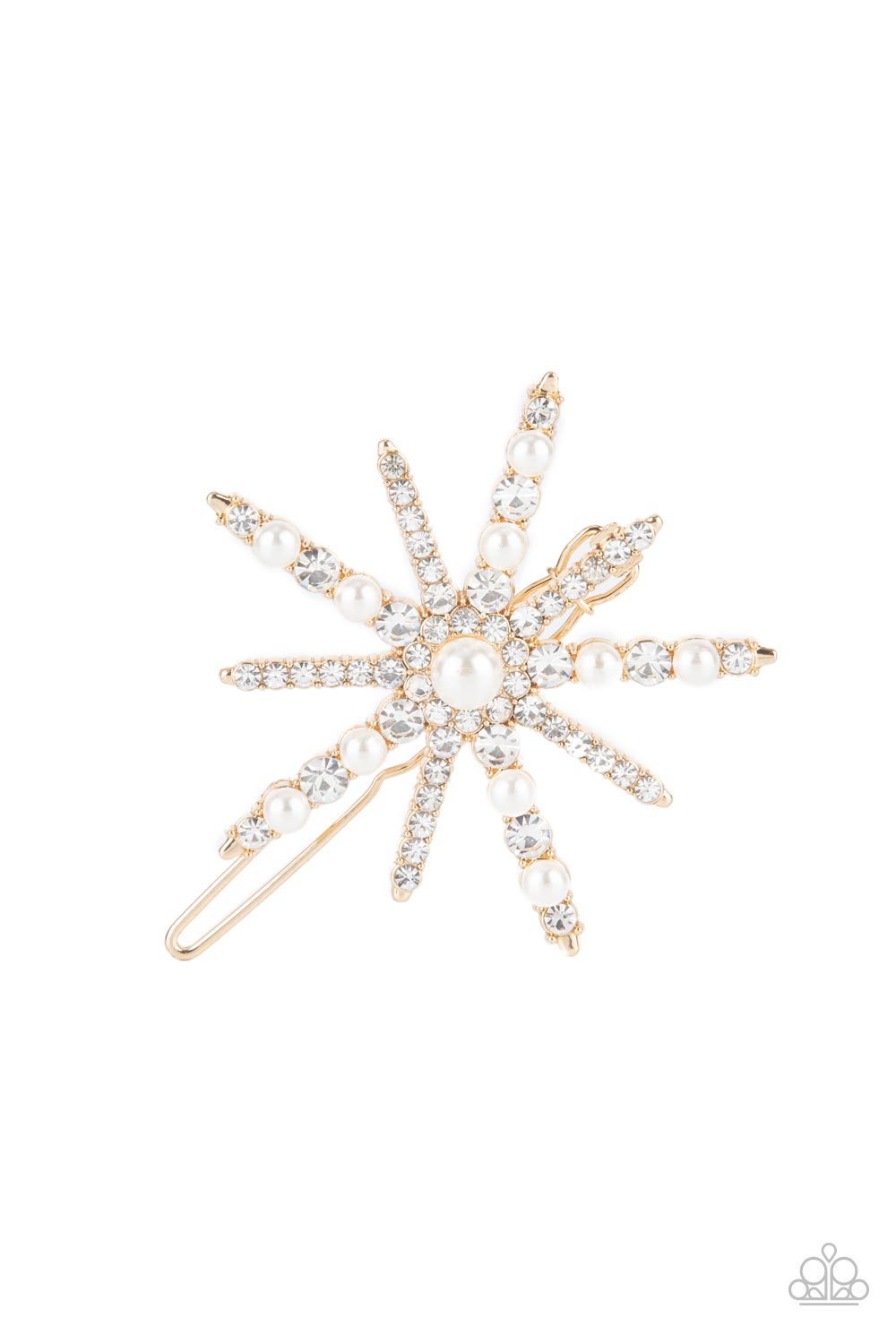 Paparazzi - Leading Luminary - Gold Hair Clip