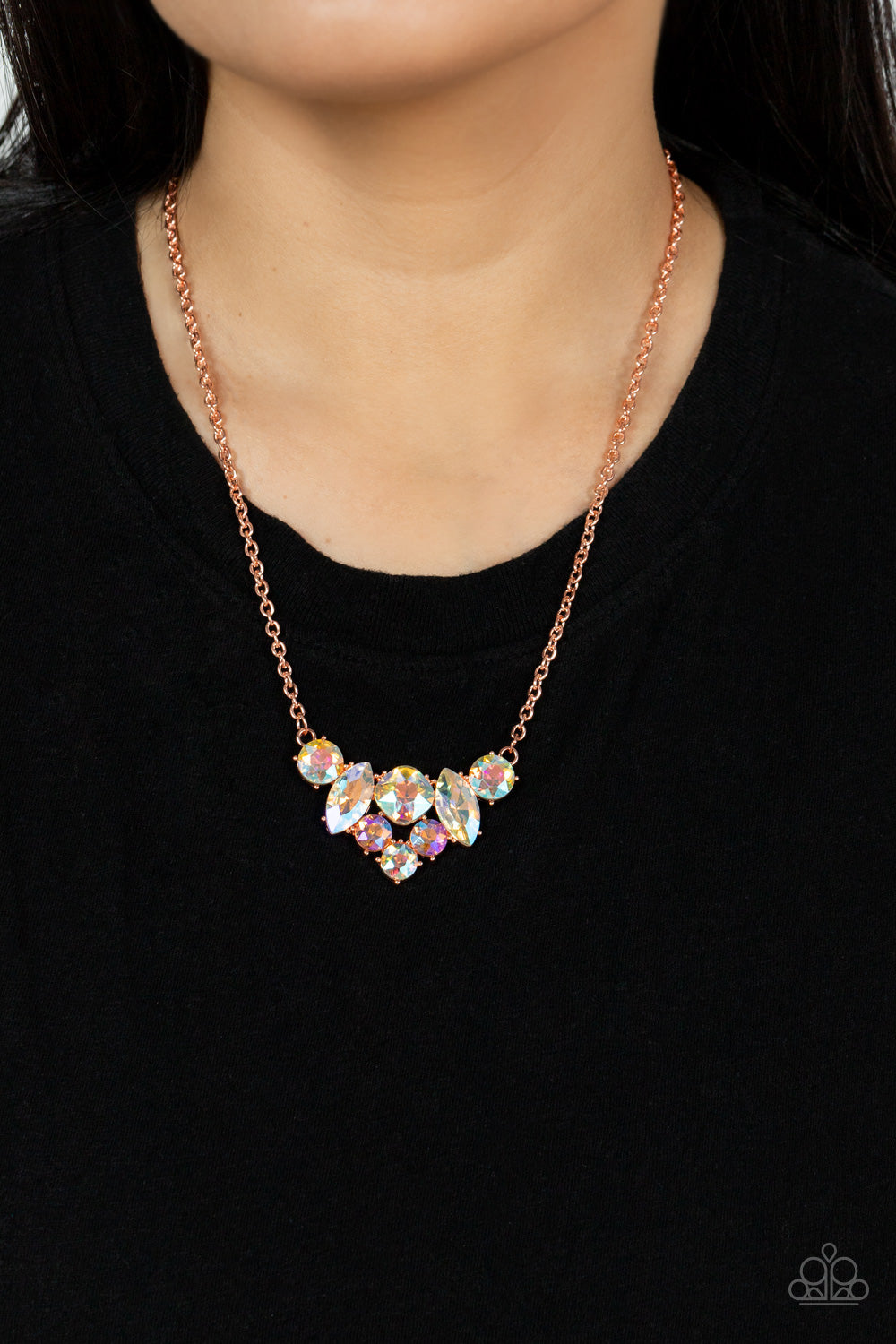 Paparazzi - Lavishly Loaded - Copper Necklace