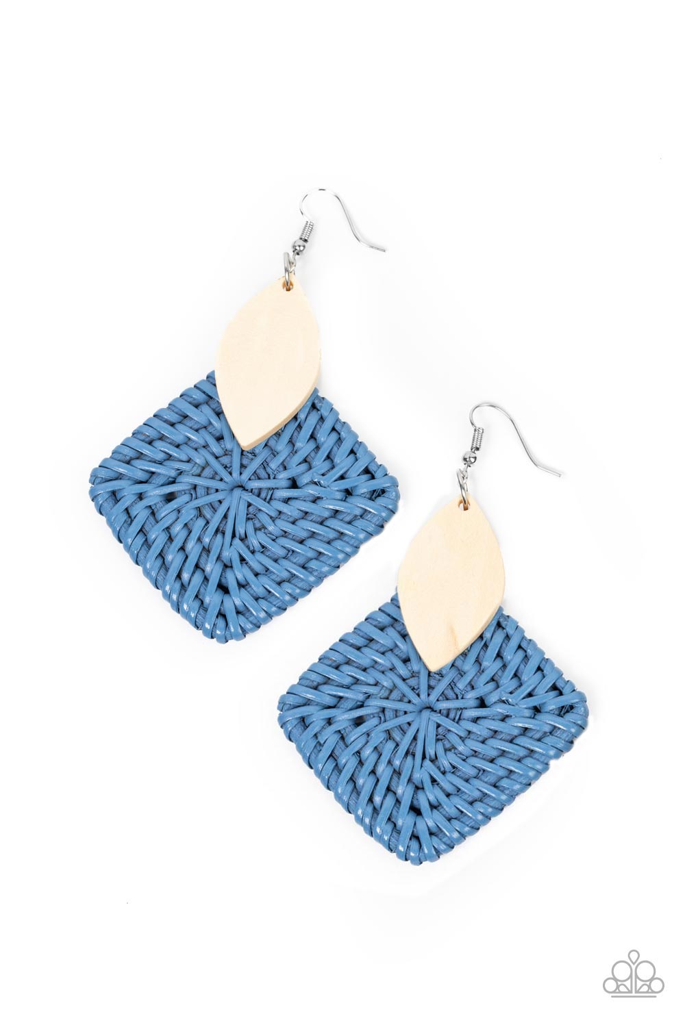 Paparazzi - Sabbatical WEAVE - Blue Earrings