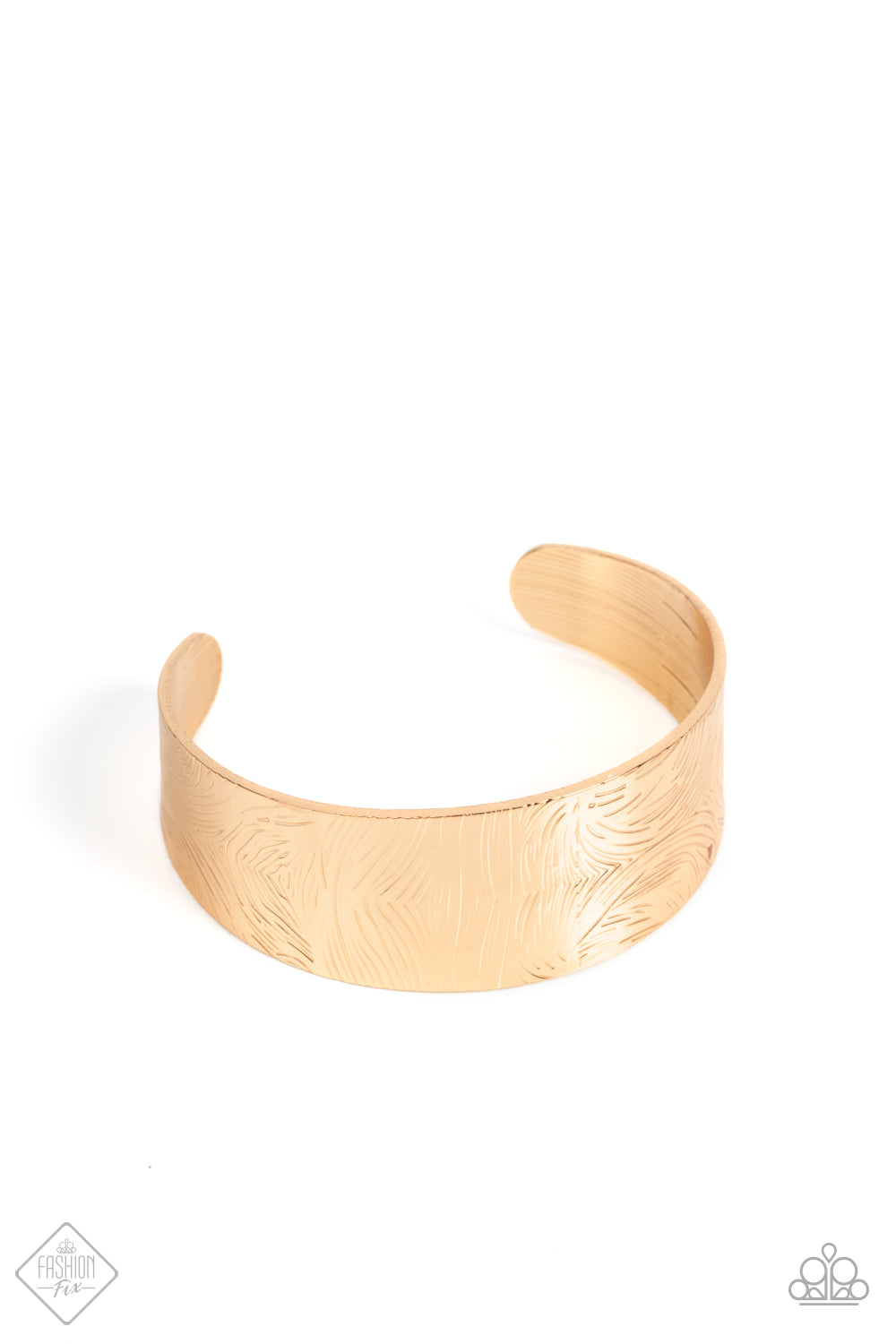 Paparazzi - Coolly Curved - Gold Bracelet