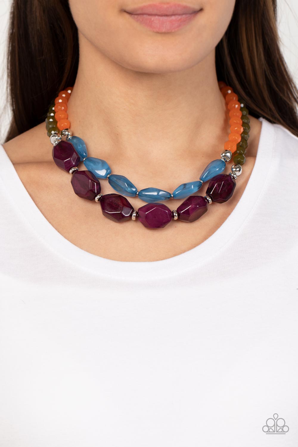 Paparazzi - Tropical Trove - Purple Necklace