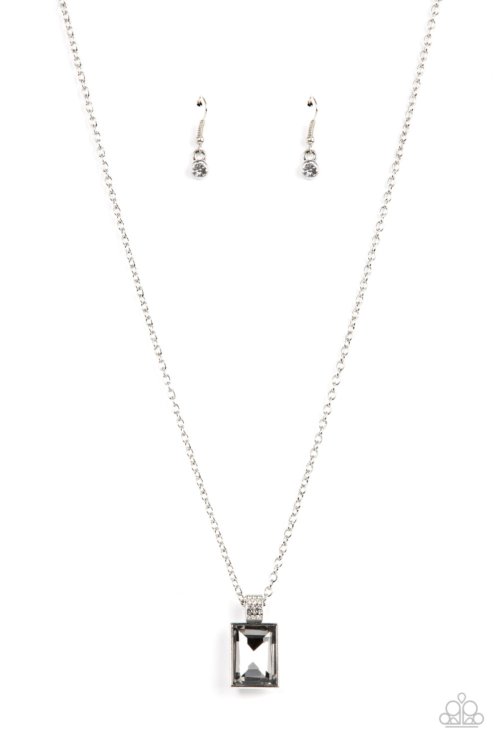 Paparazzi - Understated Dazzle - Silver Necklace