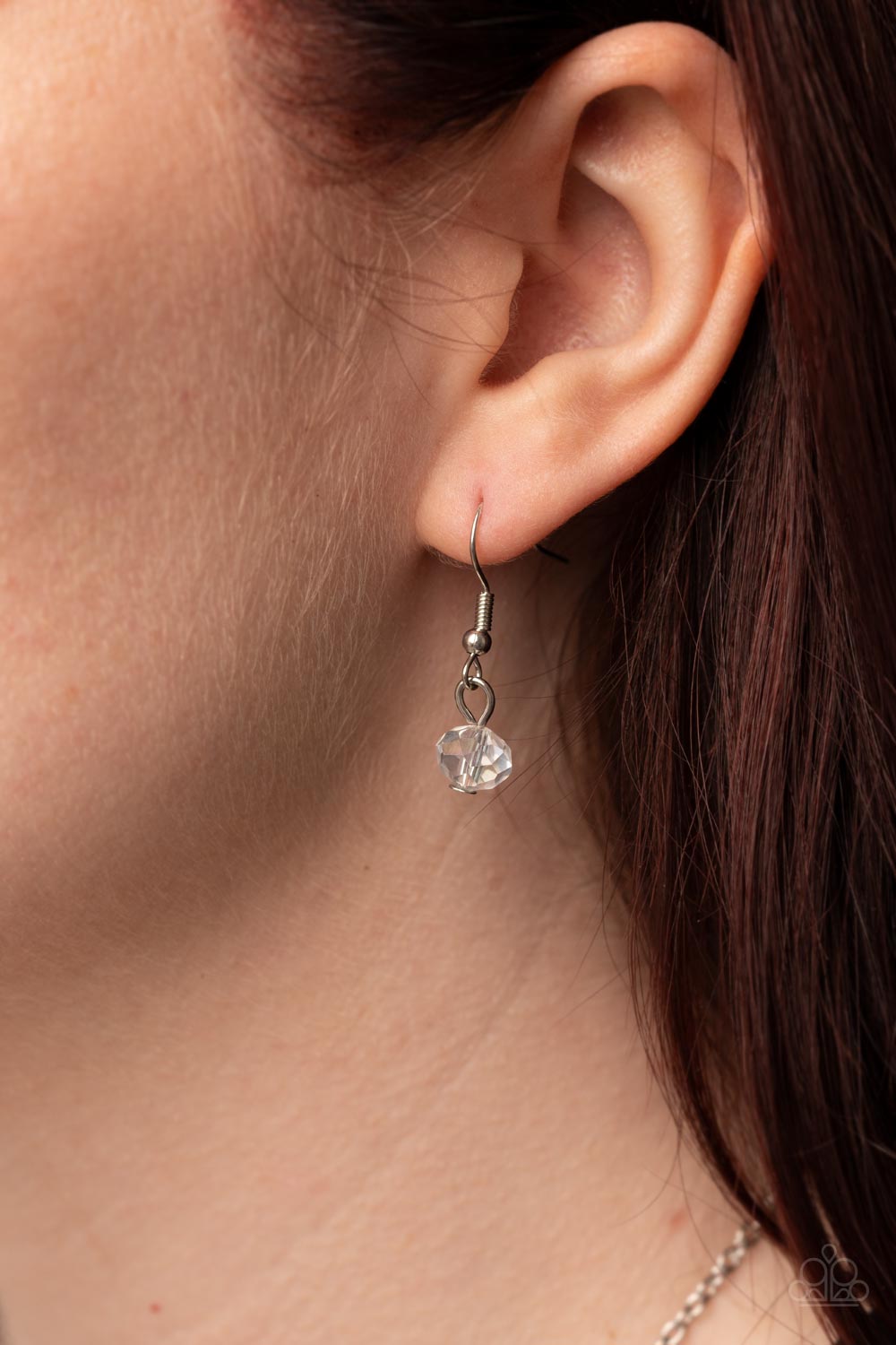 Paparazzi - Doting Devotion - White Necklace