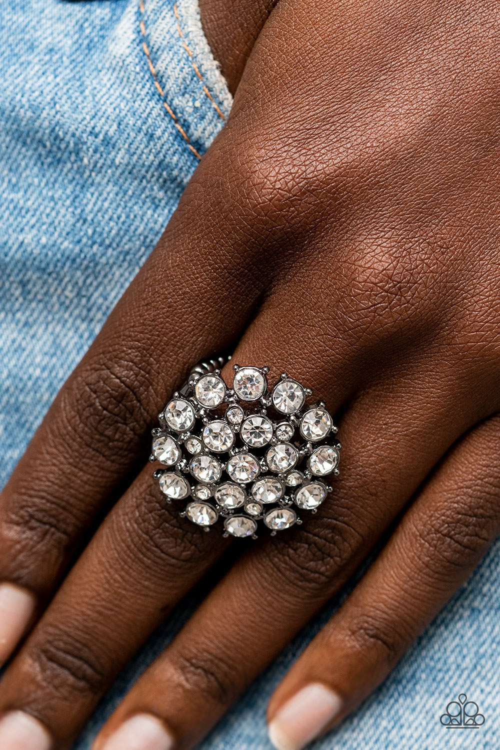 Paparazzi - SELFIE-Confidence - Black Ring