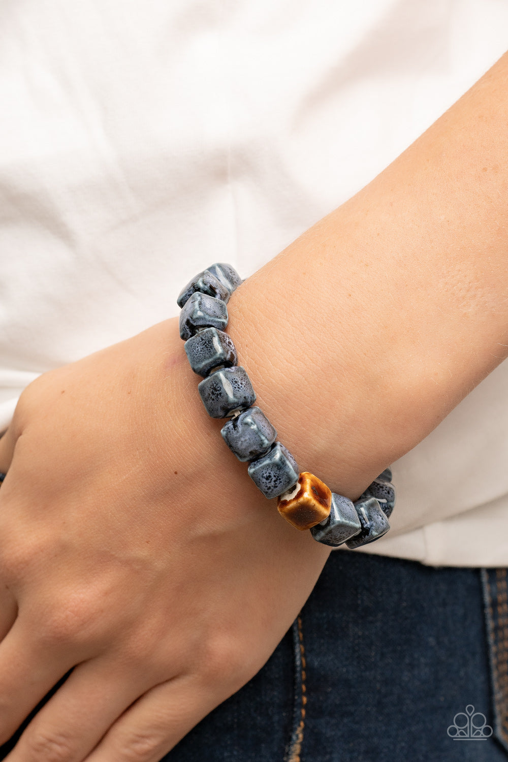 Paparazzi - Glaze Craze - Blue Bracelet