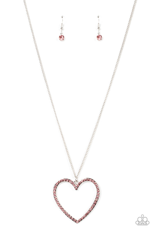 Paparazzi - Va-Va-VALENTINE - Pink Necklace
