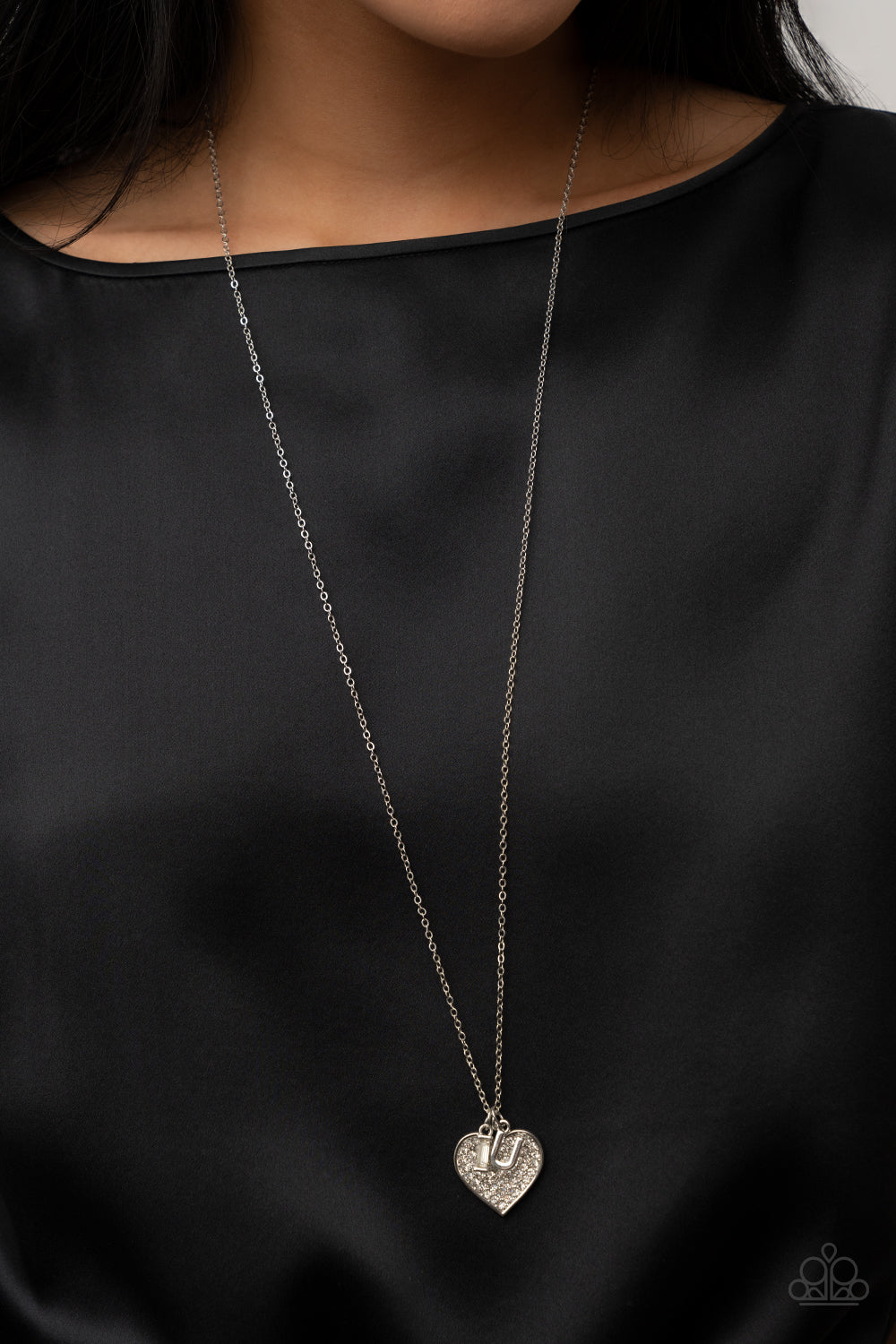 Paparazzi - Letters of Love - White Necklace And Declaration of Love White Bracelet