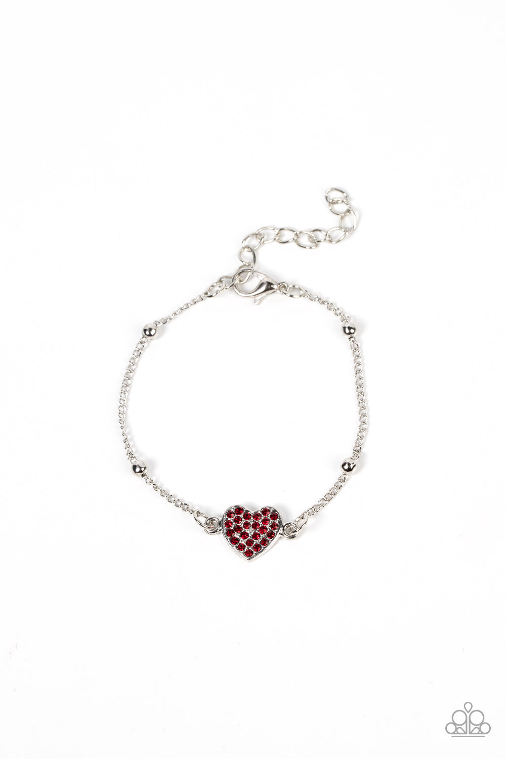 Paparazzi - Heartachingly Adorable - Red Bracelet