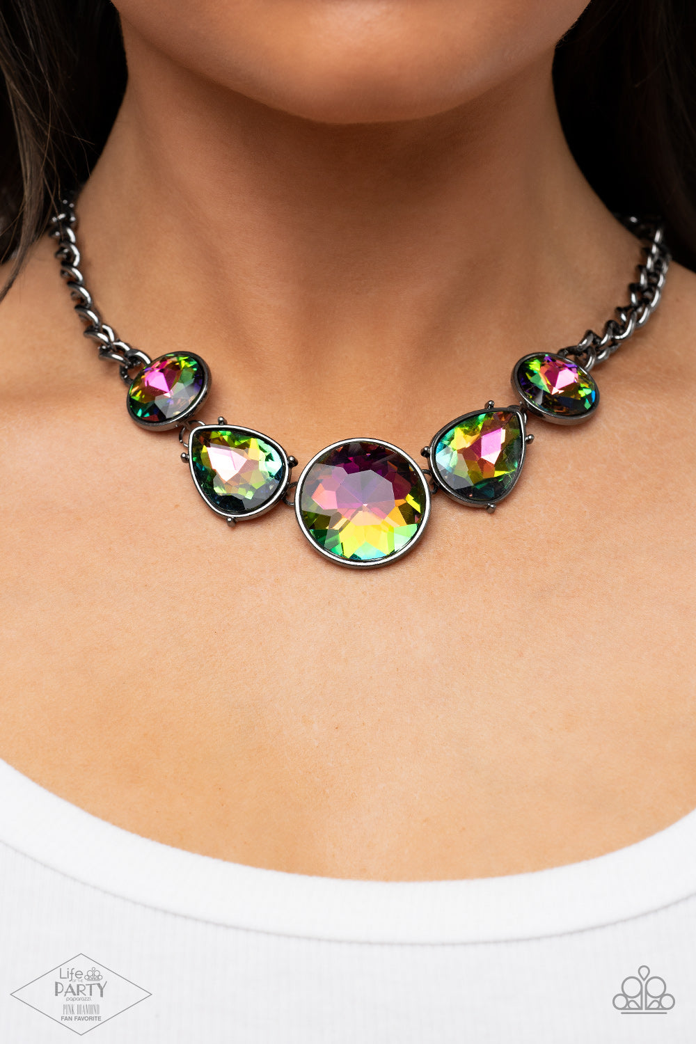 Paparazzi- All The Worlds My Stage - Multi Necklace