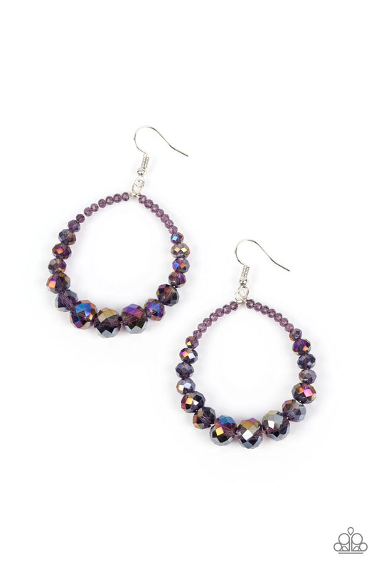 Paparazzi - Astral Aesthetic - Purple Earrings
