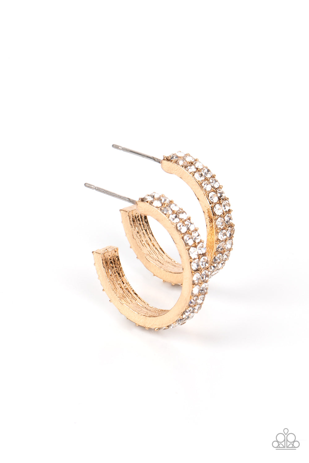 Paparazzi - Positively Petite - Gold Hoop Earrings