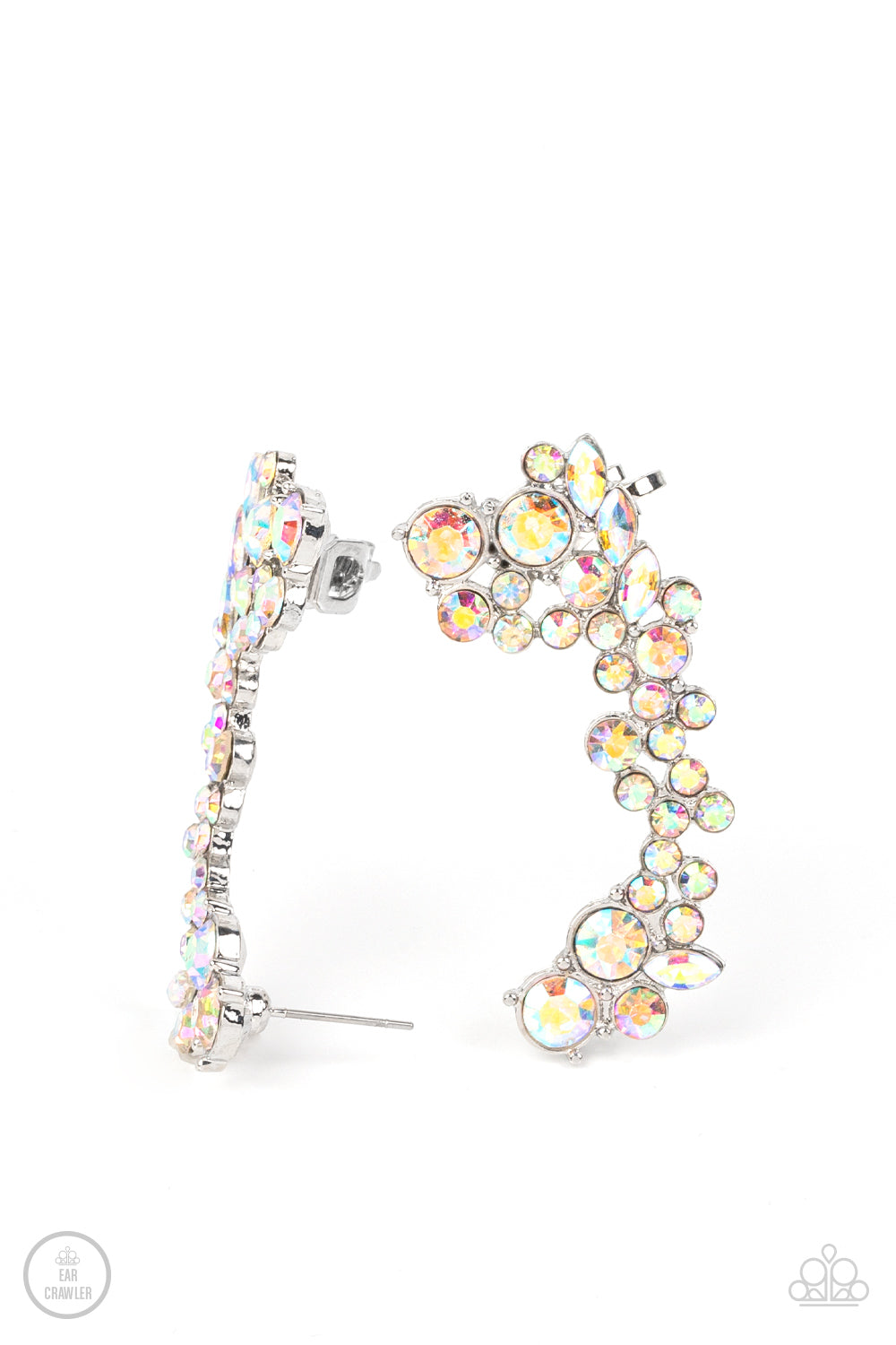 Paparazzi - Astronomical Allure - Multi Post Ear Crawler Earrings