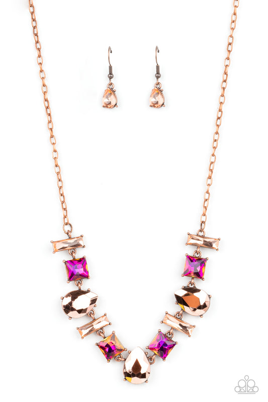 Paparazzi - Interstellar Ice - Copper Necklace