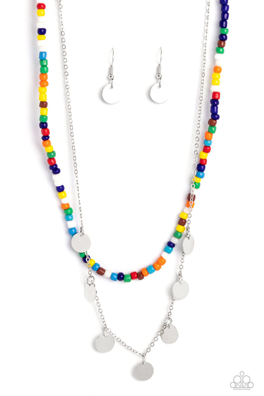 Paparazzi - Comet Candy - Multi Necklace