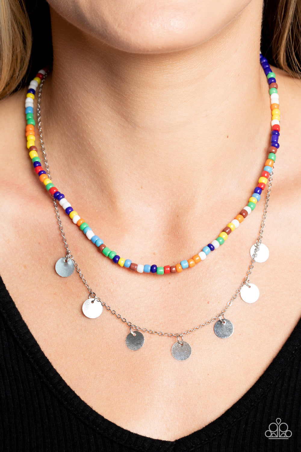 Paparazzi - Comet Candy - Multi Necklace