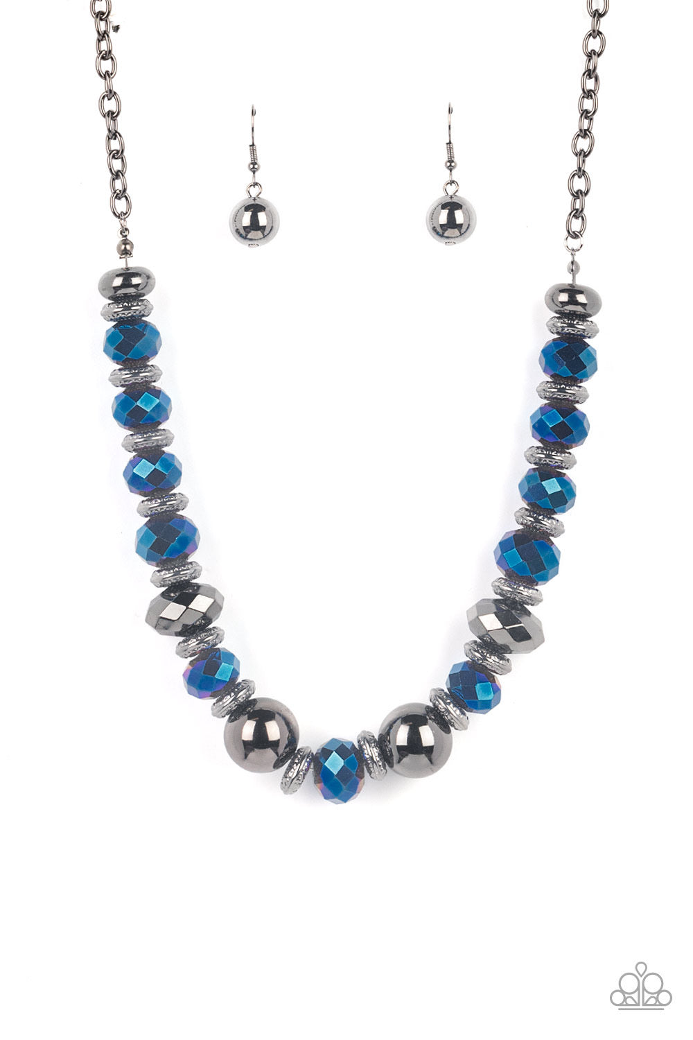 Paparazzi- Interstellar Influencer Blue Necklace