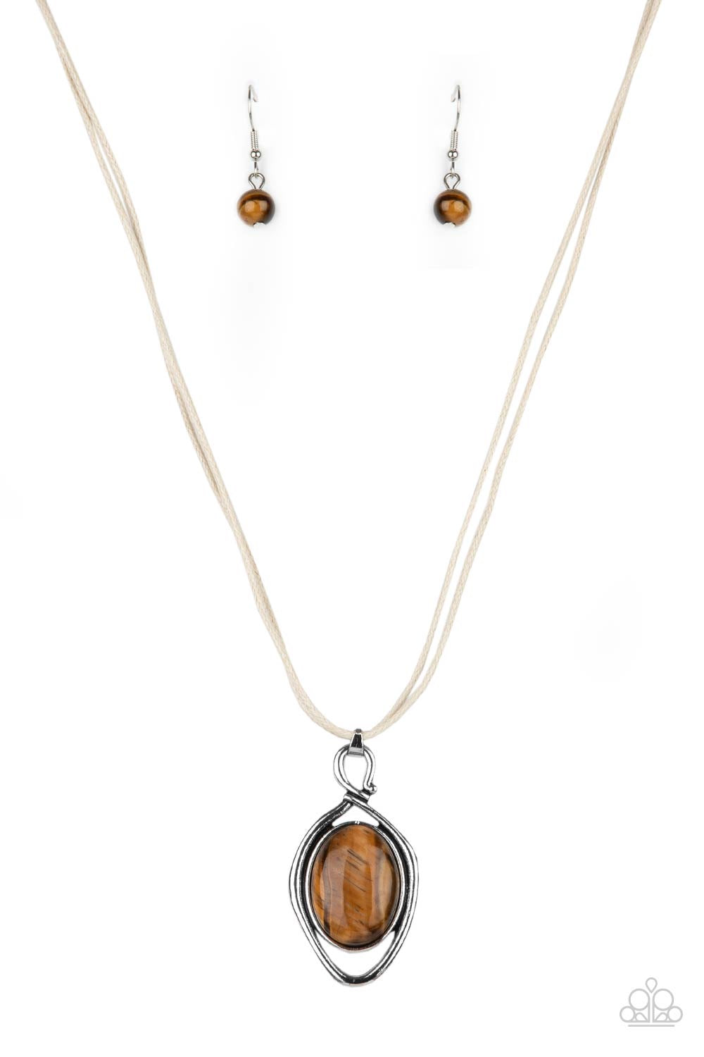 Paparazzi - Desert Mystery - Brown Urban Necklace
