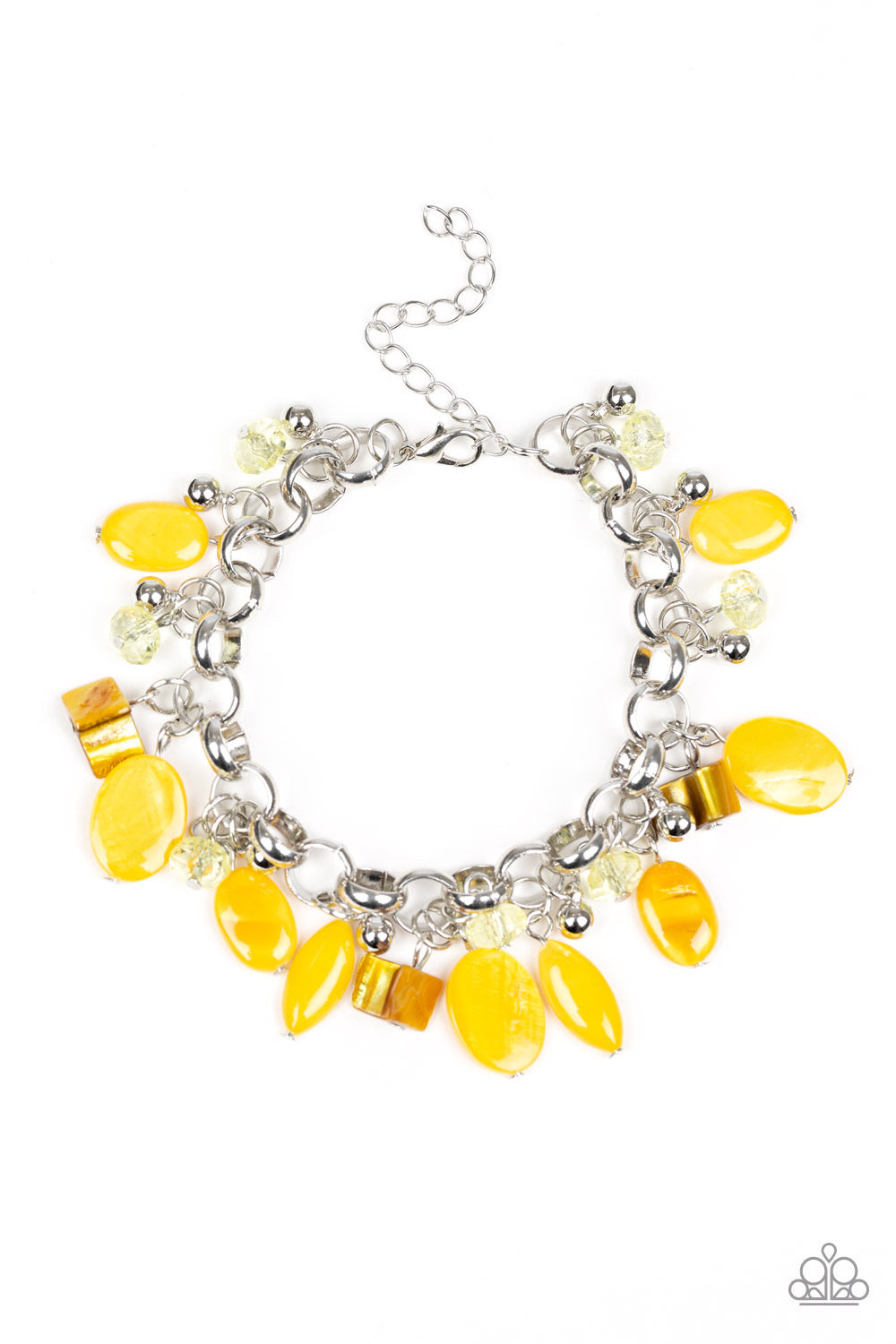 Paparazzi - I Want To SEA The World Yellow Necklace and Seashore Sailing - Yellow Bracelet Set