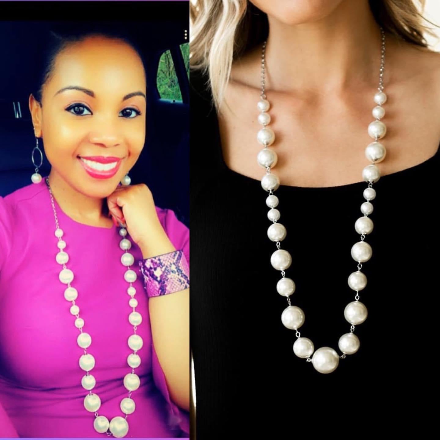 Paparazzi - Pearl Prodigy White Pearl Necklace