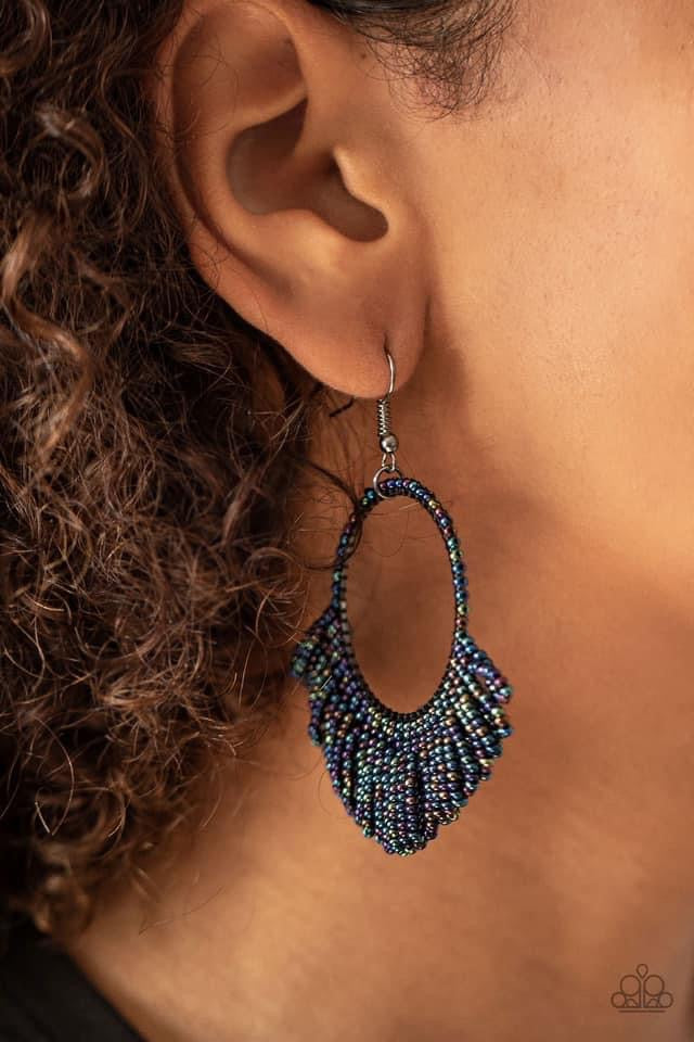 Paparazzi- Cant BEAD-lieve My Eyes! - Multi Earrings