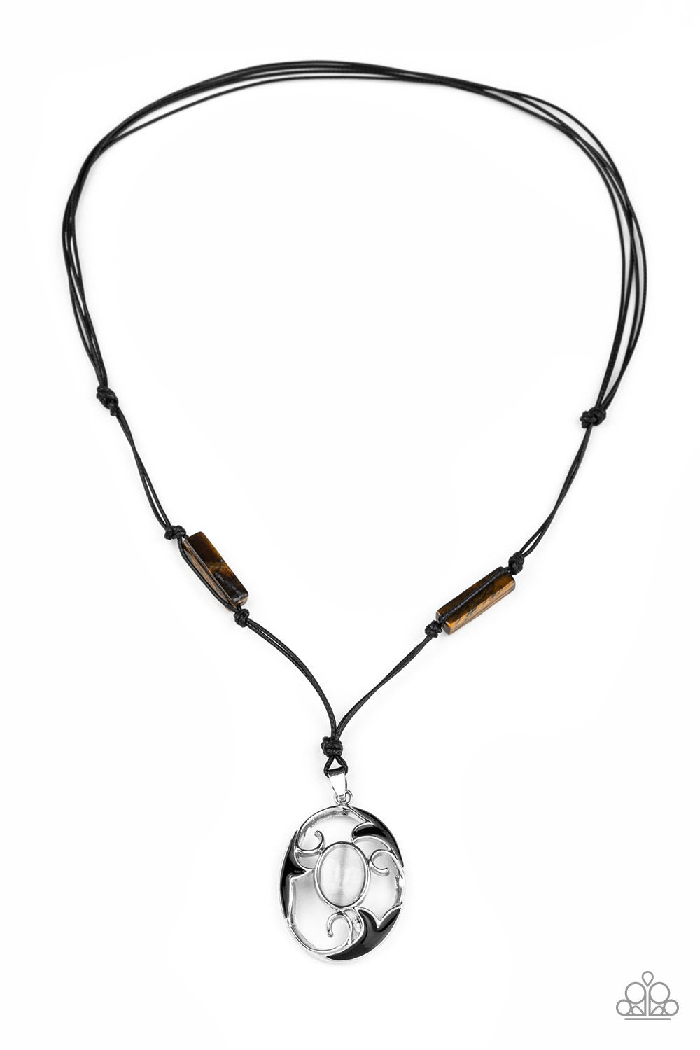 Paparazzi - Tidal Talisman - Brown Necklace