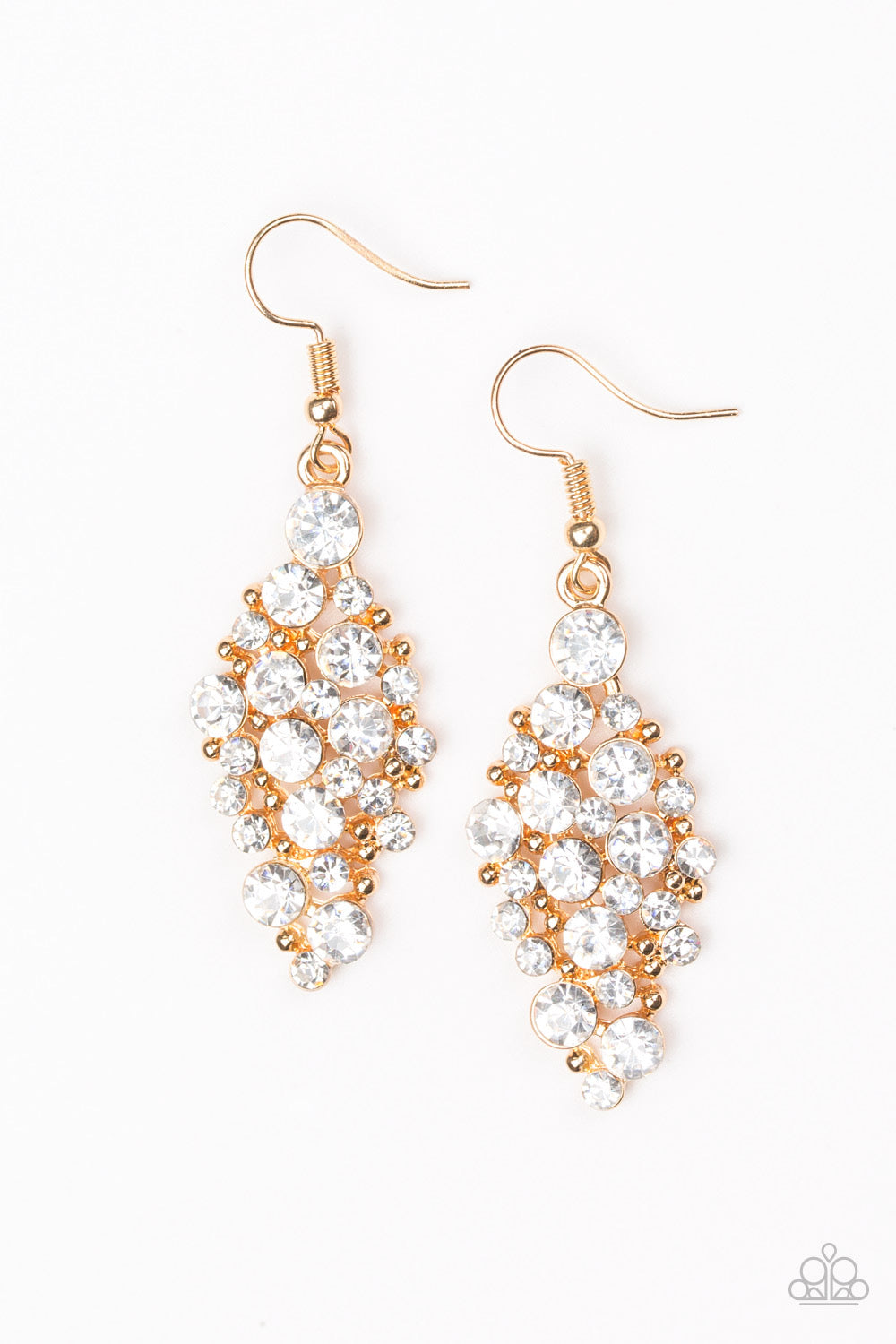 Paparazzi - Cosmically Chic - Gold Earrings