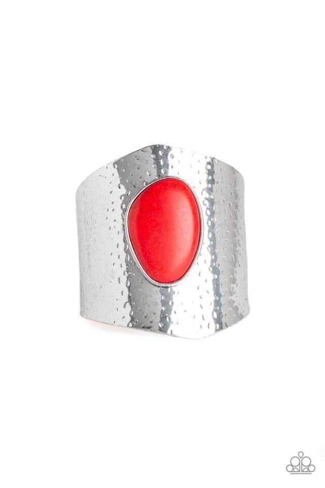 Paparazzi - Casual Canyoneer Red Bracelet