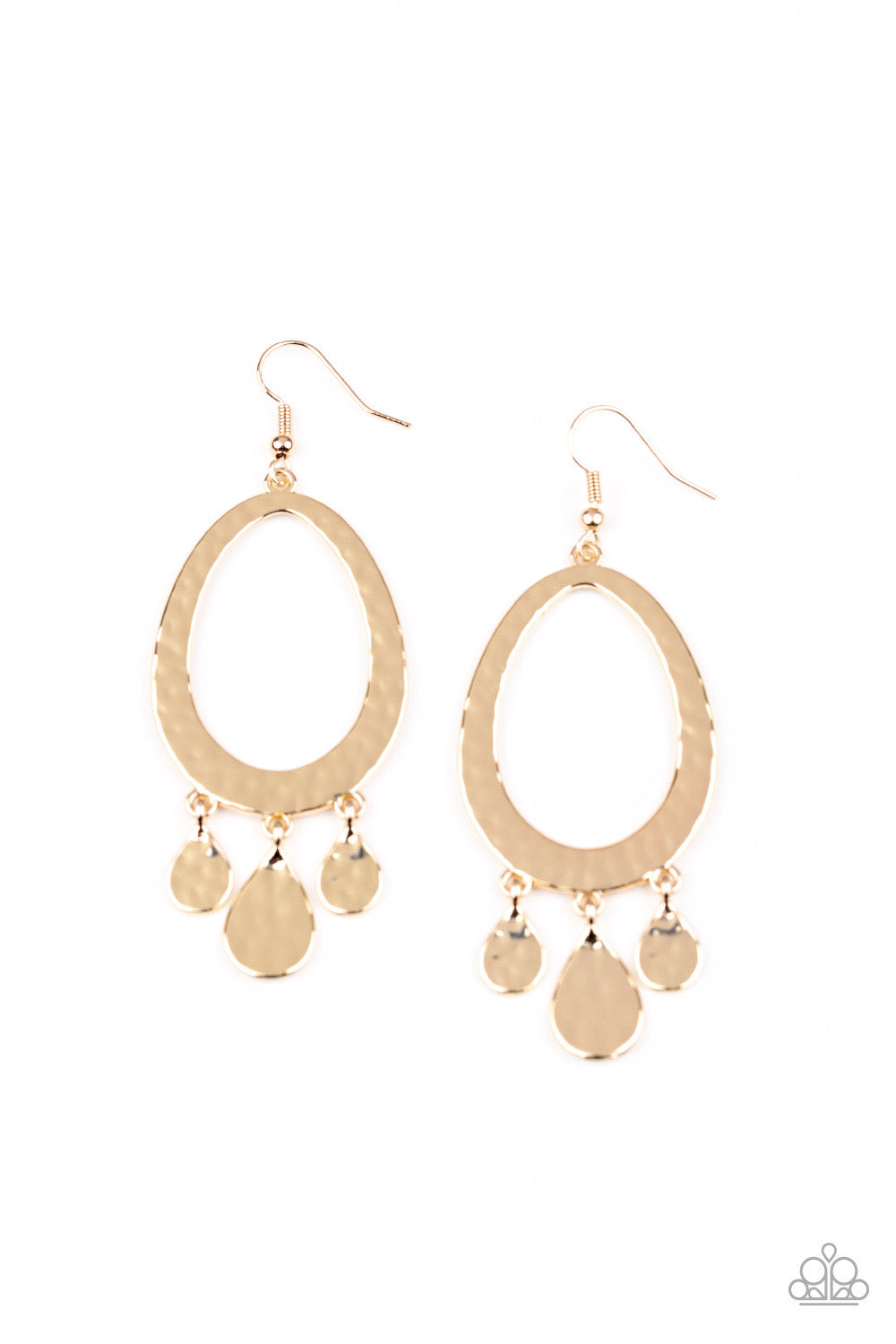 Paparazzi - Taboo Trinket - Gold Earrings