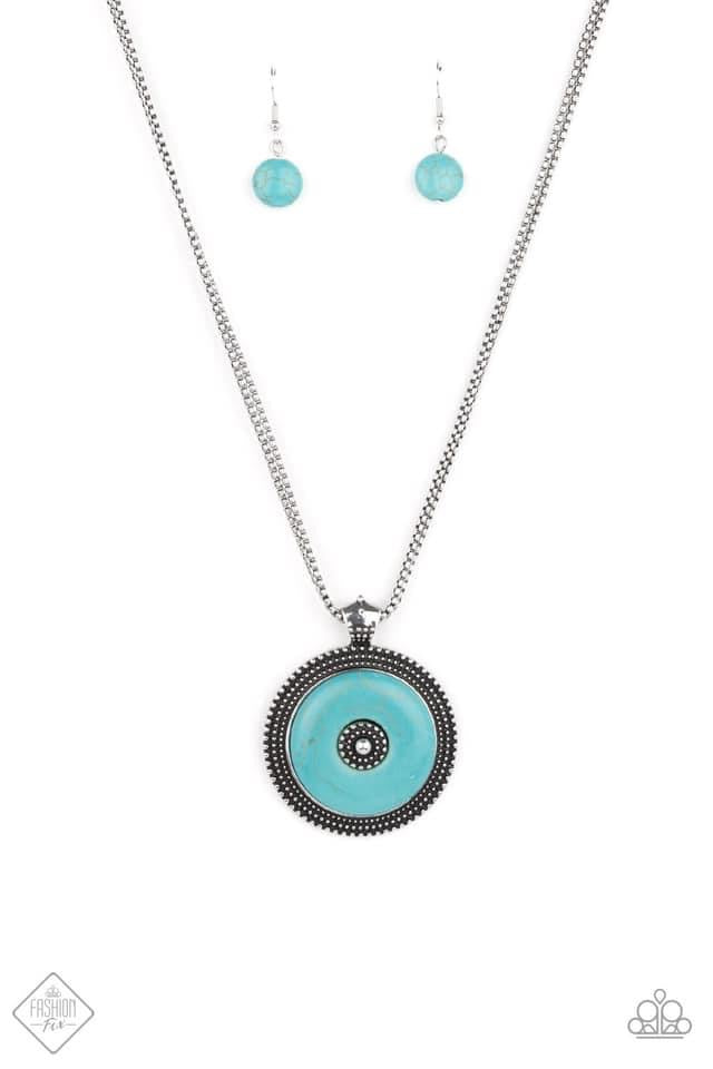 Paparazzi- EPICENTER of Attention - Blue Necklace