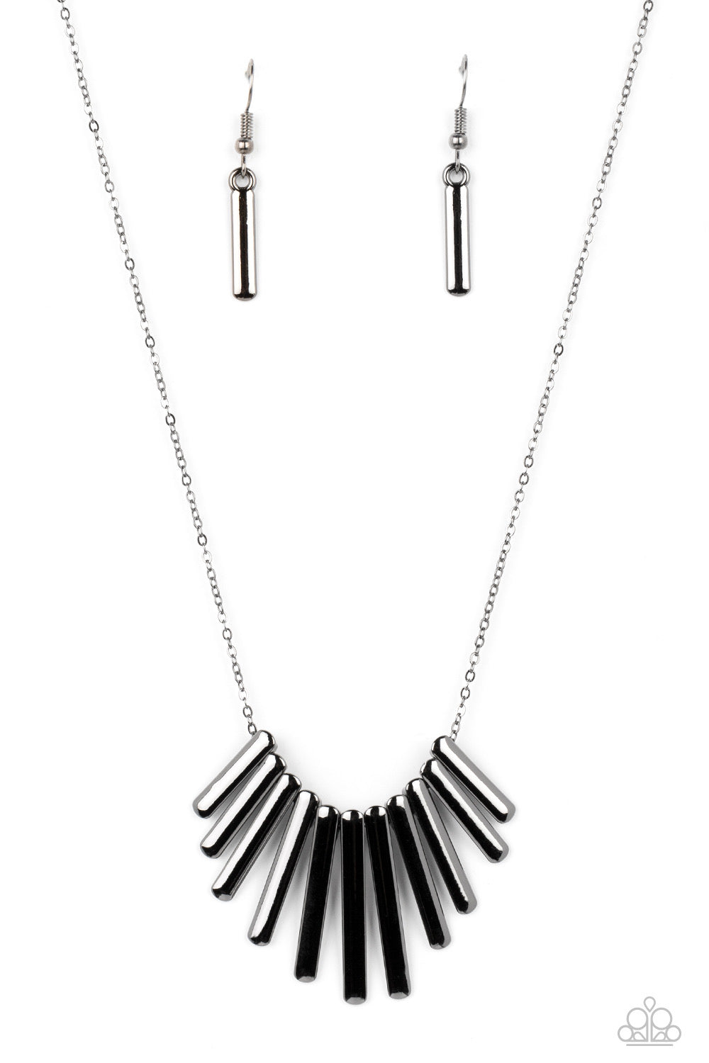 Paparazzi - Leading MANE - Black Necklace