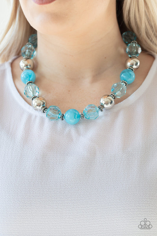 Paparazzi - Very Voluminous - Blue Necklace