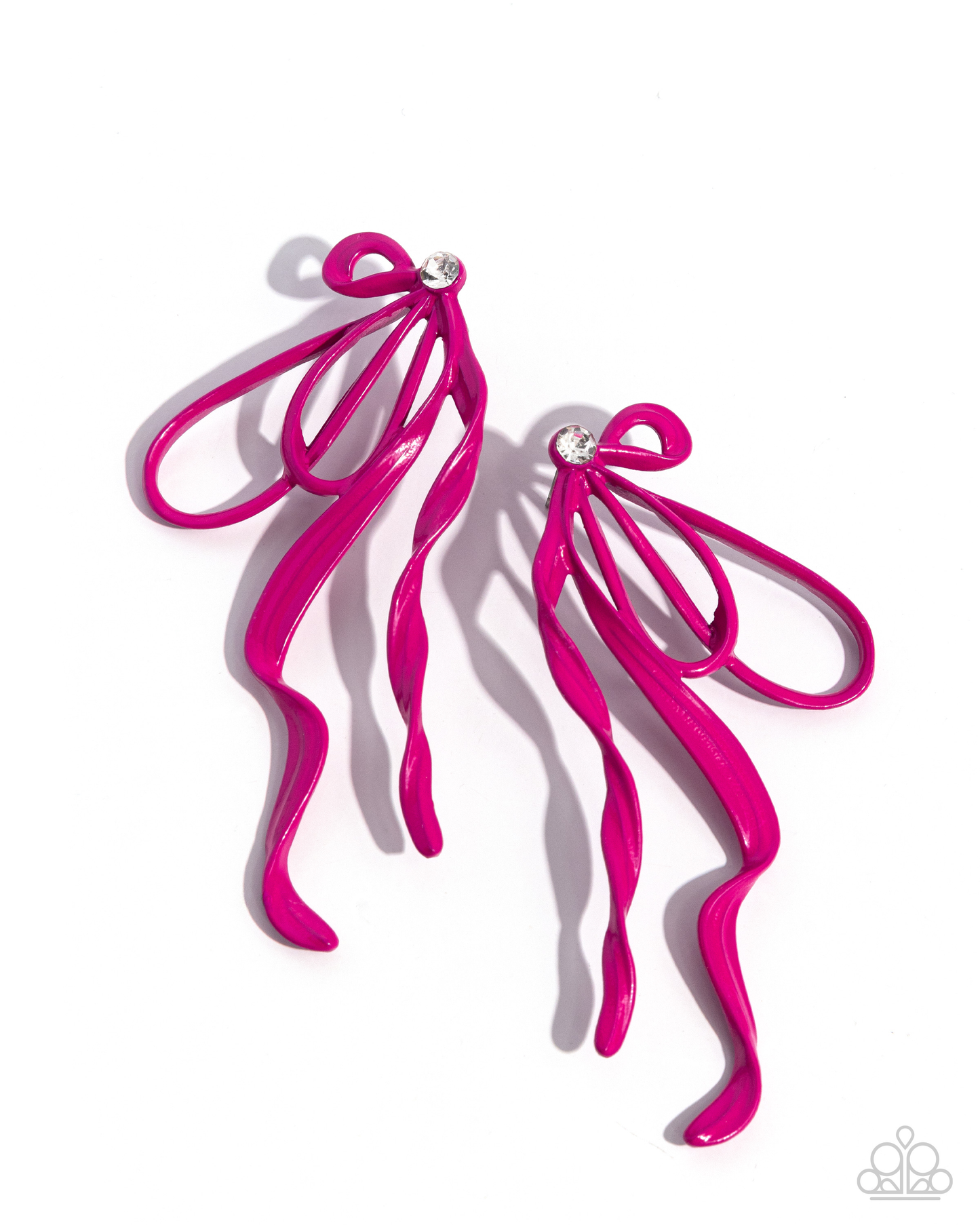 Paparazzi - Trendy Tapestry - Pink Post Earrings