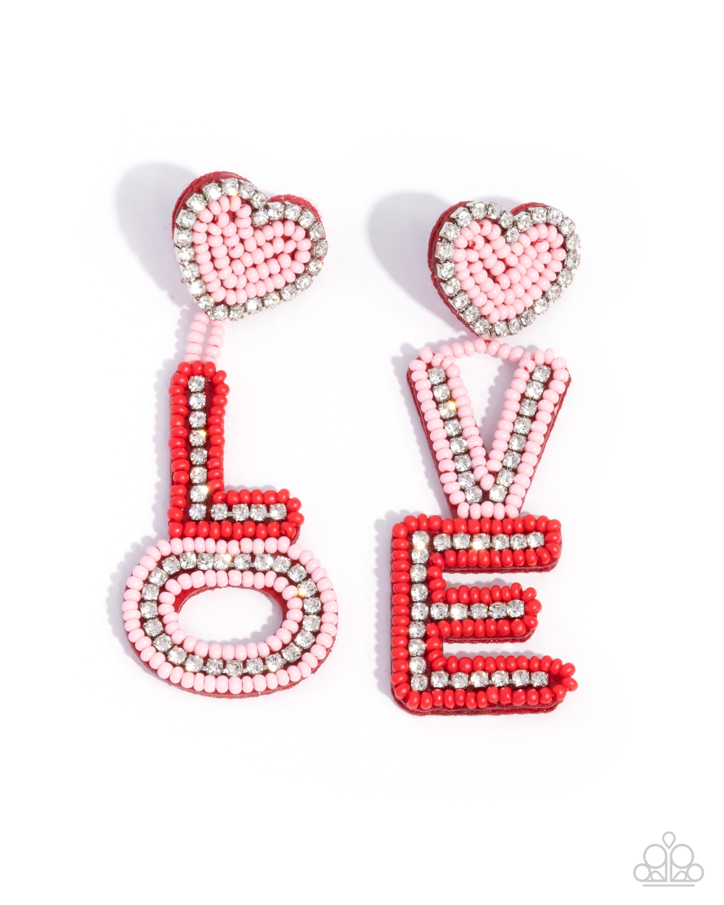 Paparazzi - Visible Valentines - Multi Post Earrings
