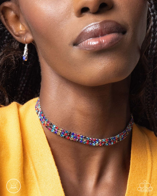 Paparazzi - Terrific Trio - Multi Necklace and Thrilling Trio Multi Bracelet Set