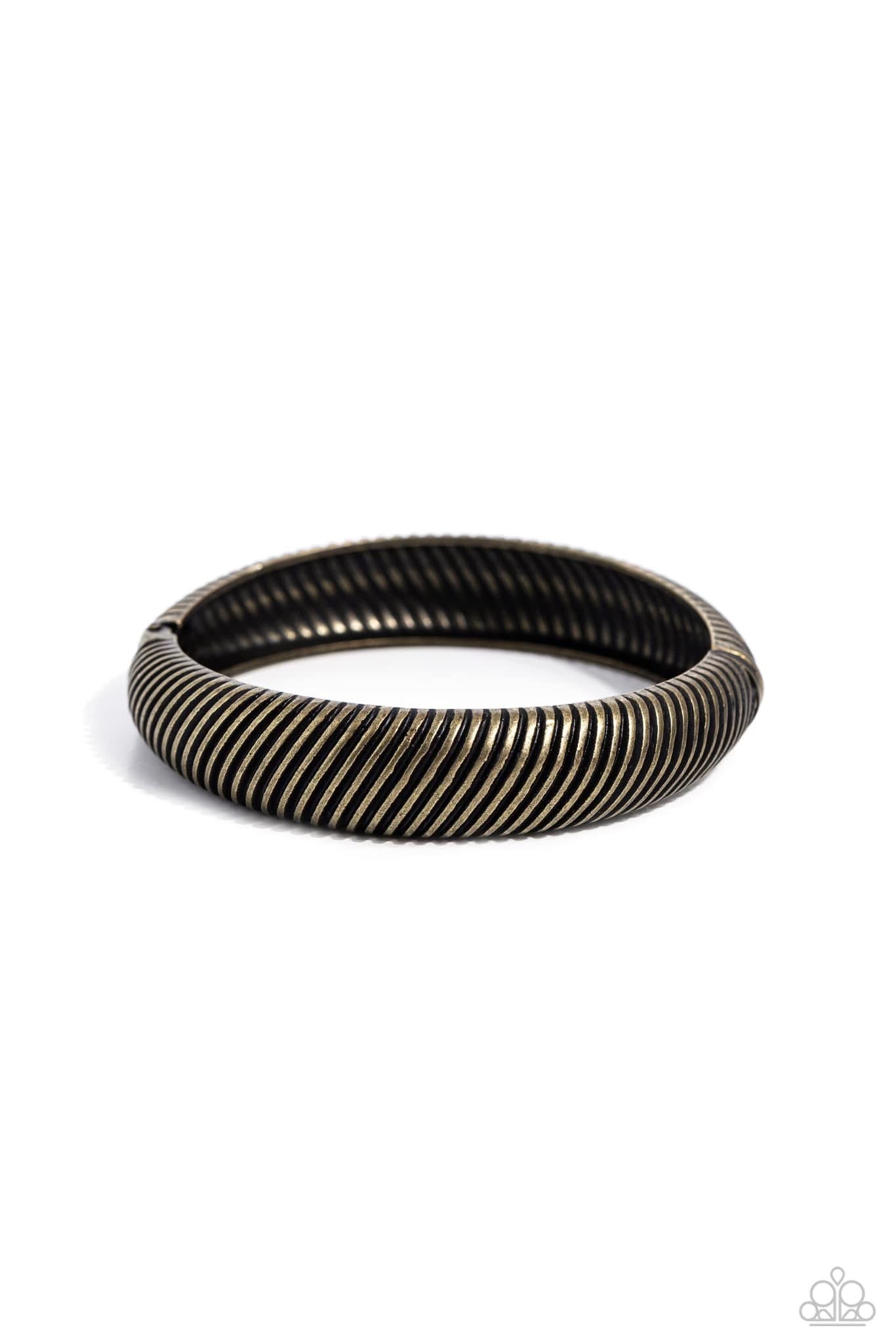 Paparazzi - Jailhouse Jive Brass Bracelet
