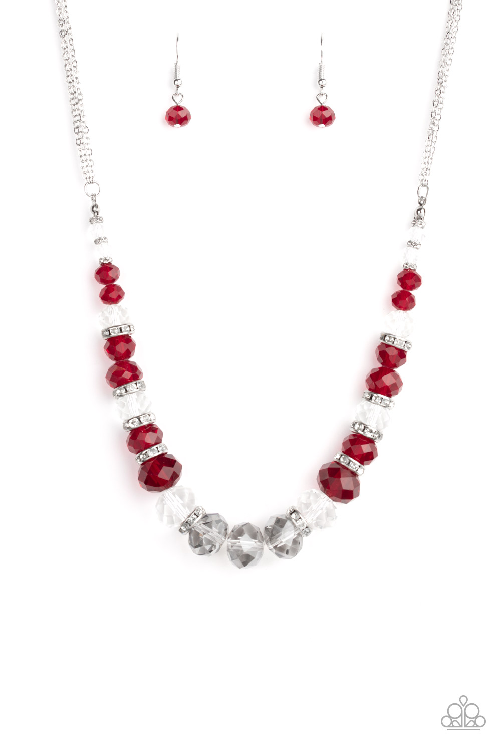 Paparazzi - Distracted by Dazzle - Red Necklace