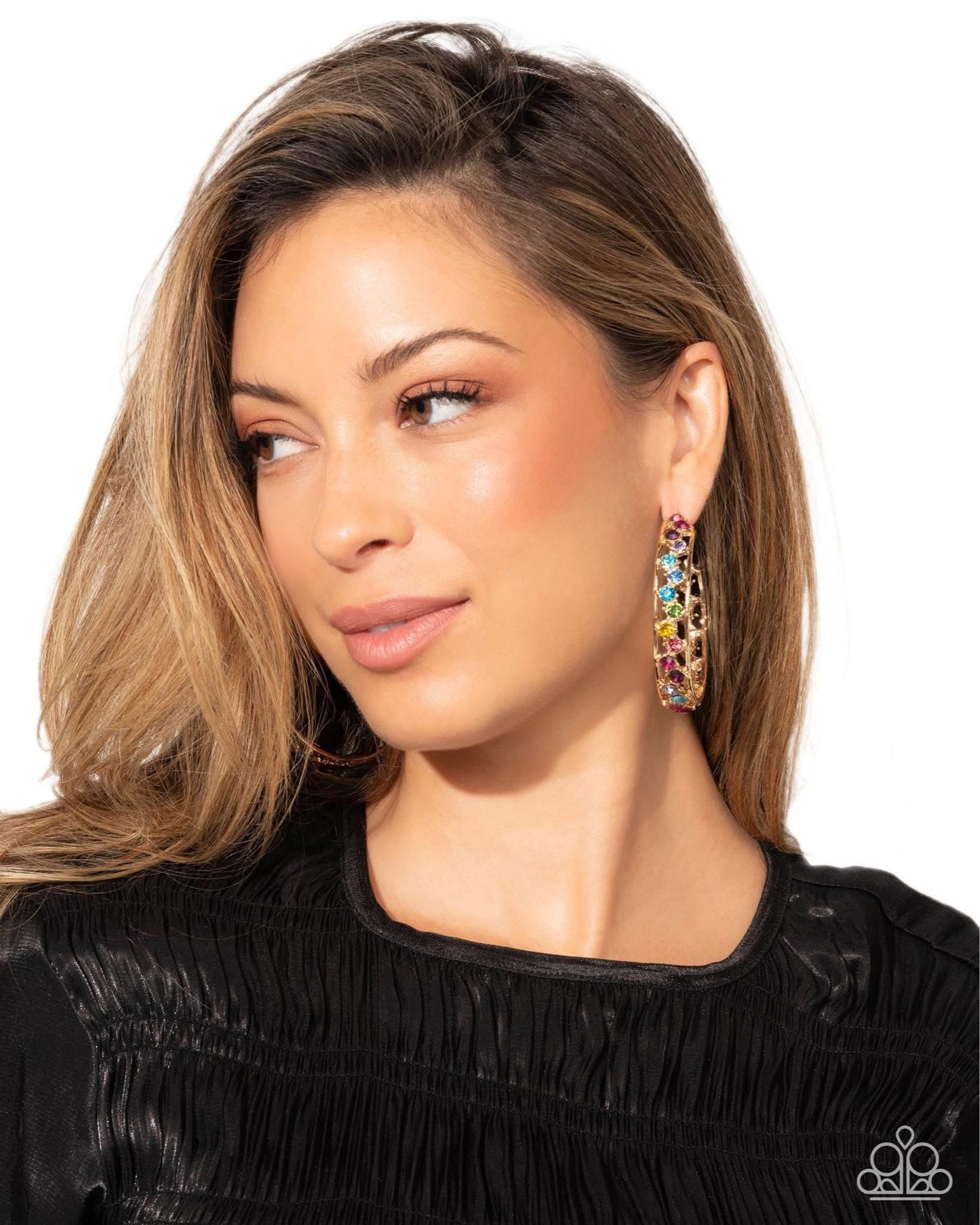 Paparazzi - Scattered Sophistication - Multi Hoop Earrings